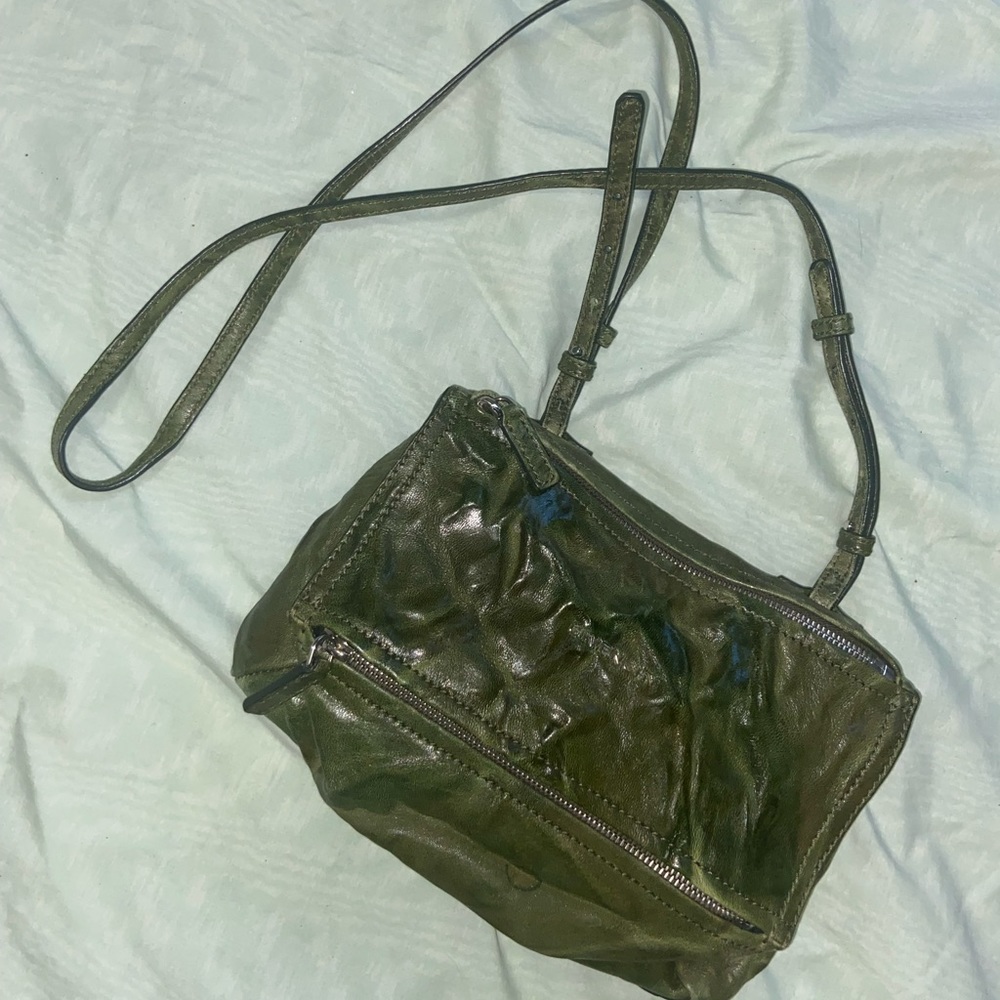 Givenchy Crinkle Leather Crossbody Bag